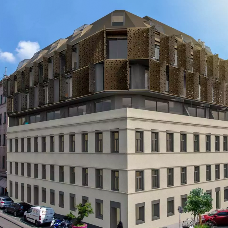 Holzbau Architekten Wien Dachgeschoss Altbau