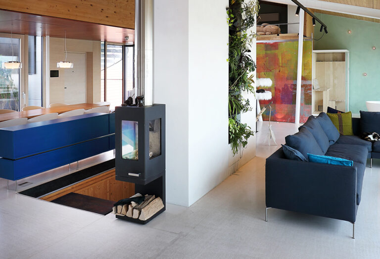 sichtkamin baukult dachgeschoss