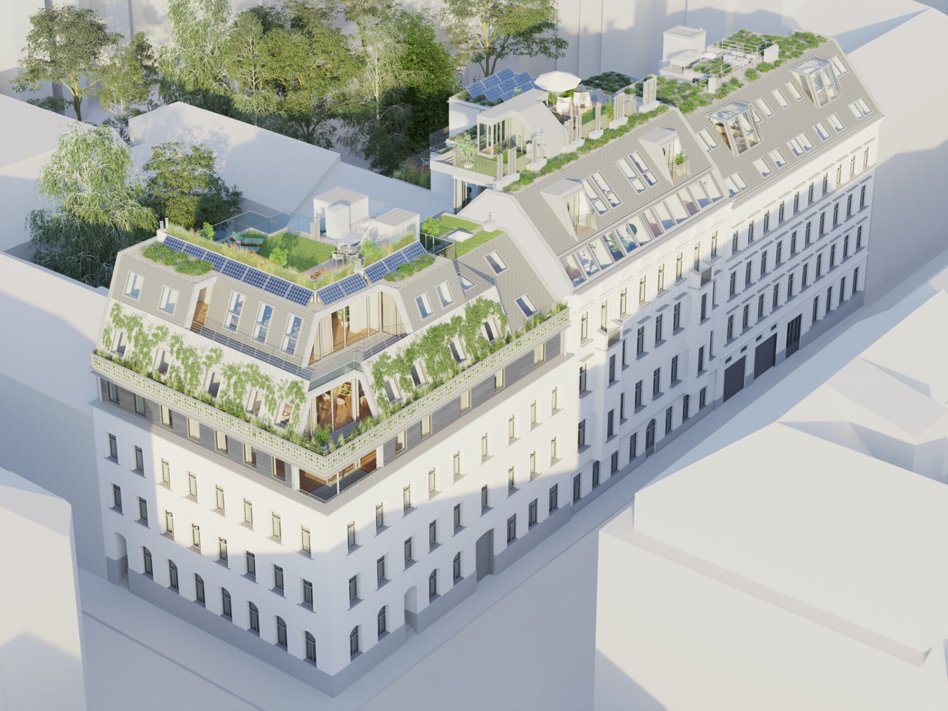 Zinshaussanierung, Dachzubau, Altbausanierung Wien